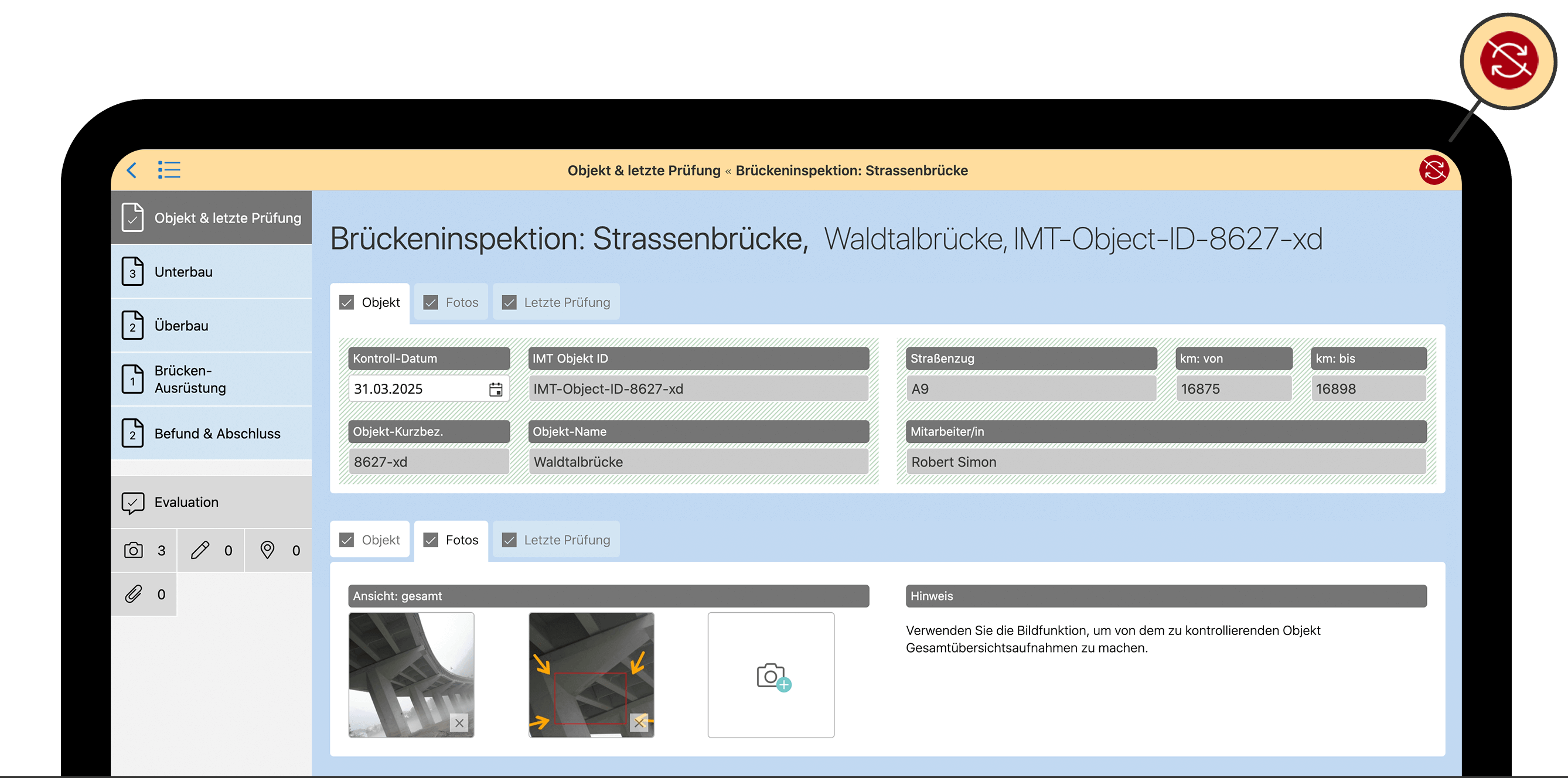 HybridForms Offline App Asfinag: Offline App